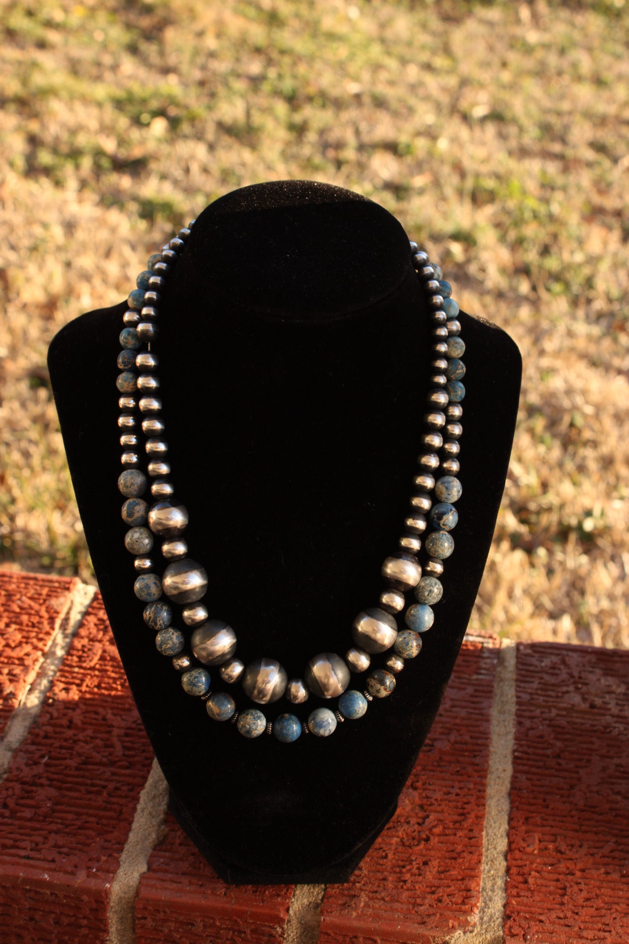 The Bluebonnet Rain Necklace