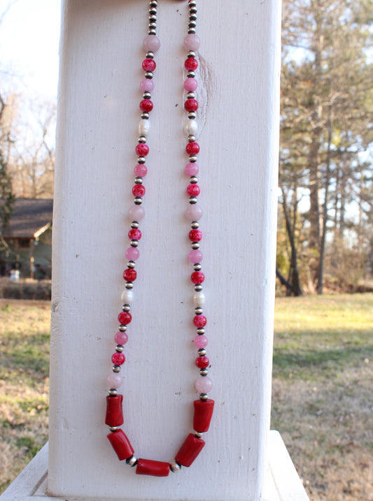 The Red Rio Rose Necklace