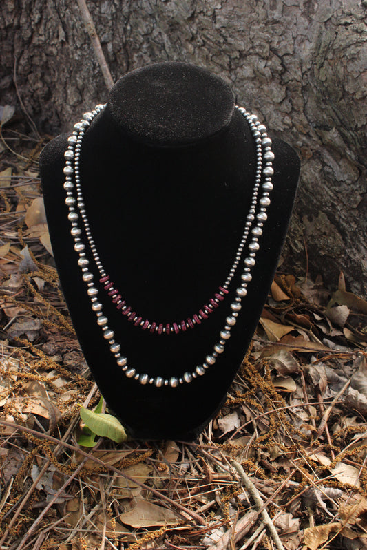 4mm/7mm Alternating Necklace
