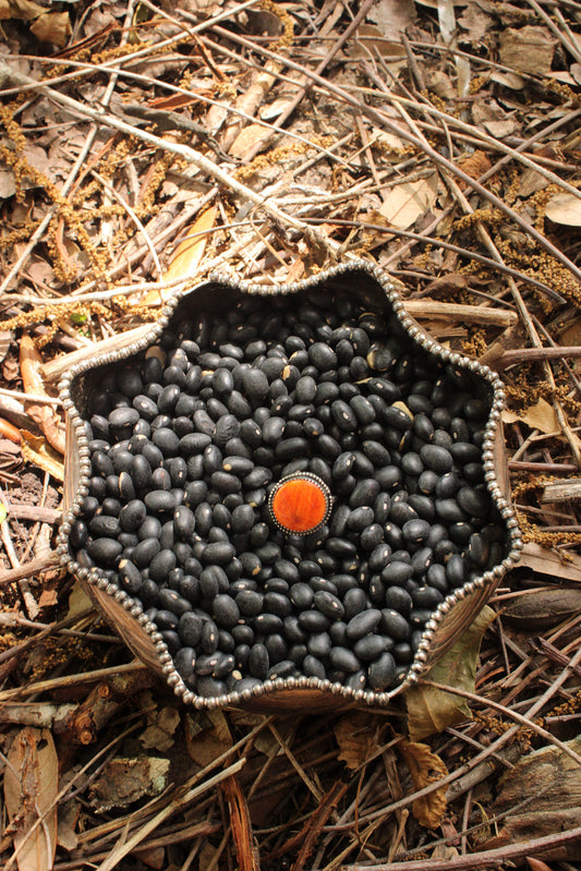 Orange Spiny Ring